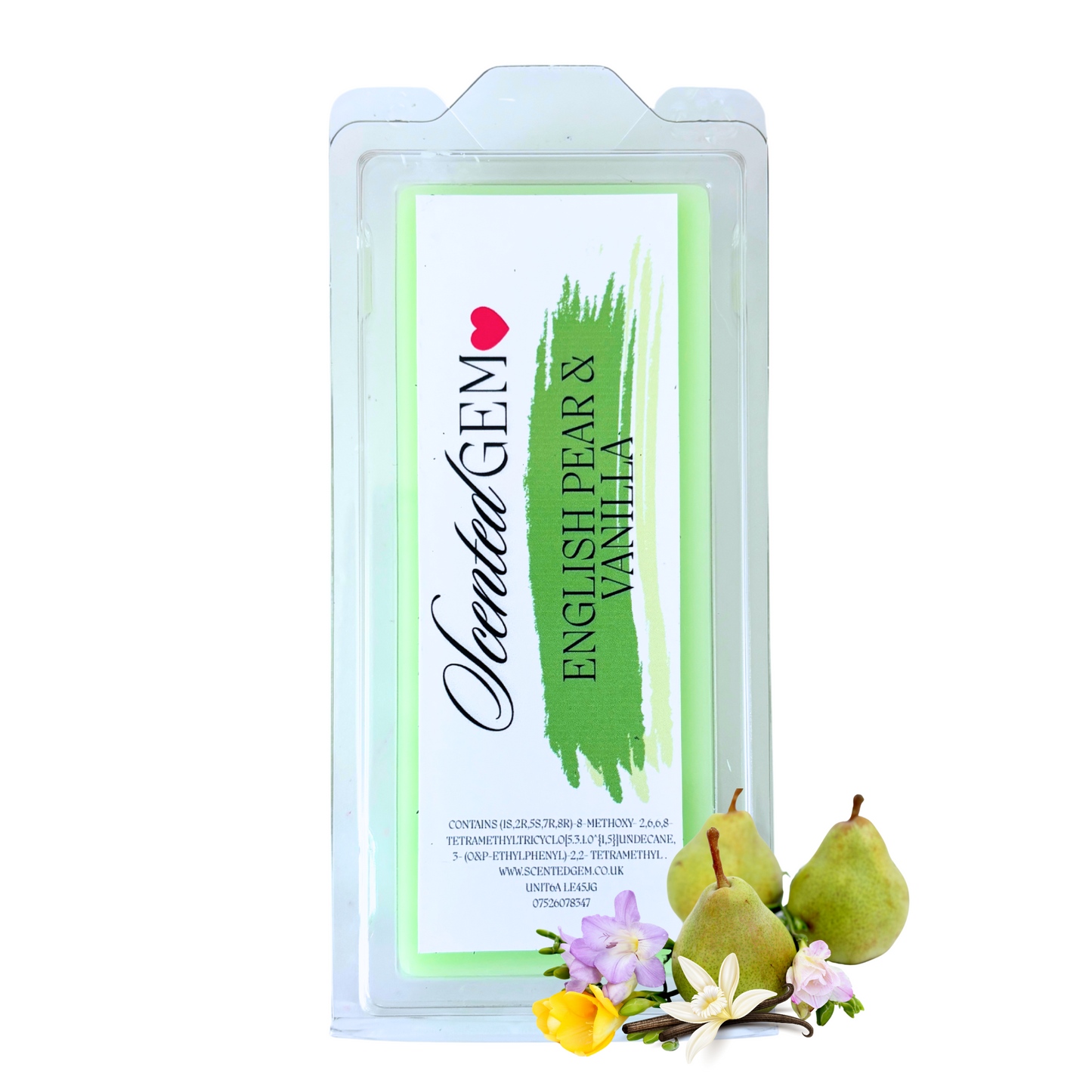 English pear & vanilla wax melt