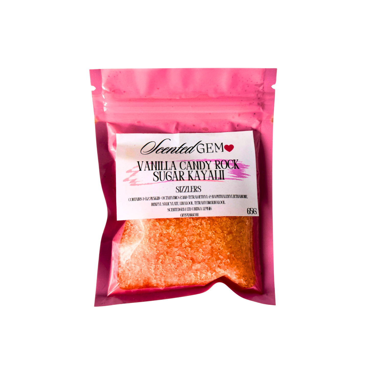 Vanilla candy rock Sizzlers