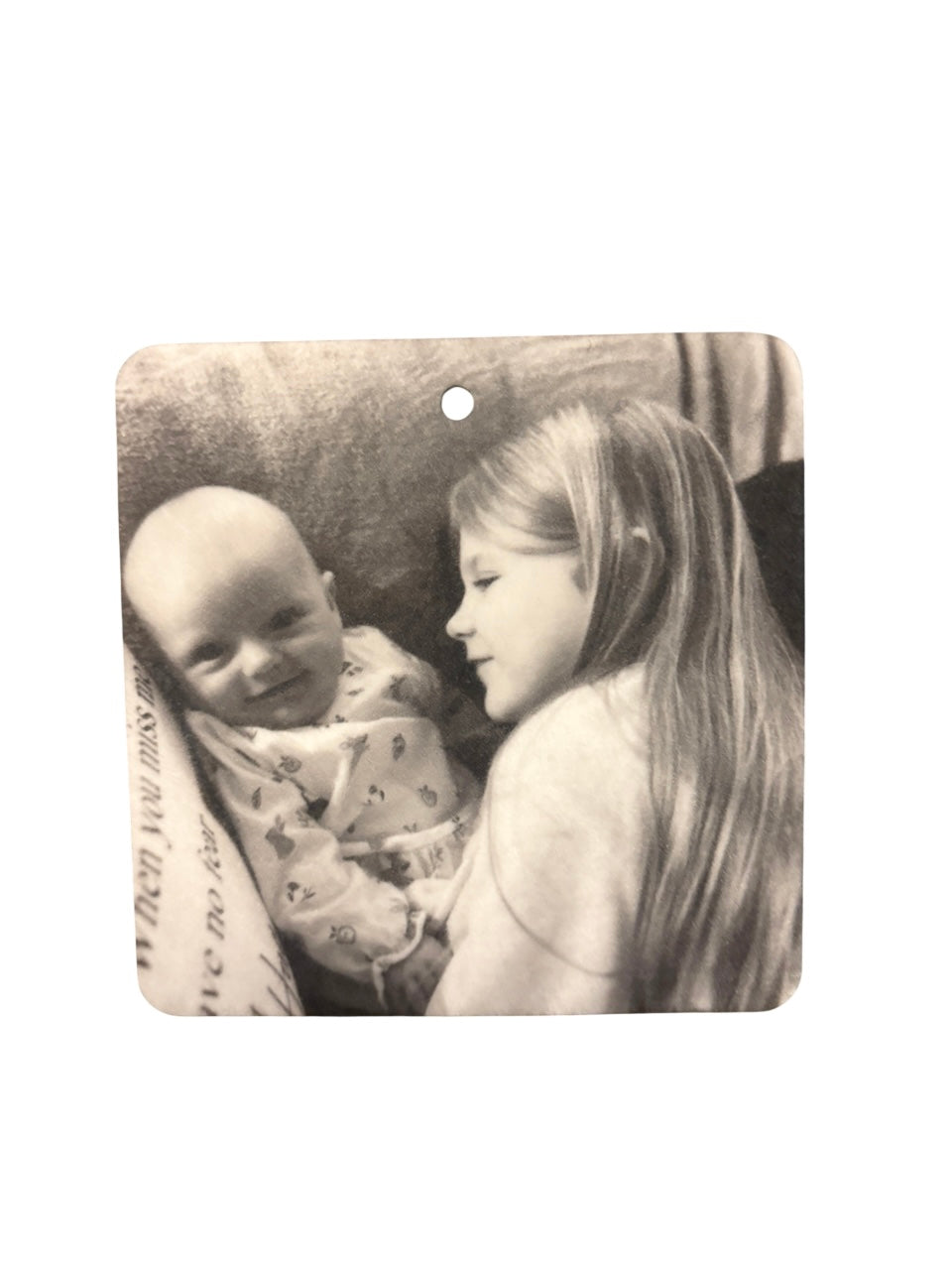 Photo car freshener (double sided print)