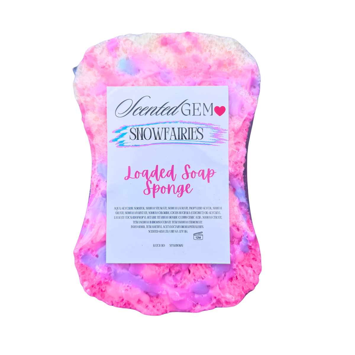 Snow Fairies Soap Sponge