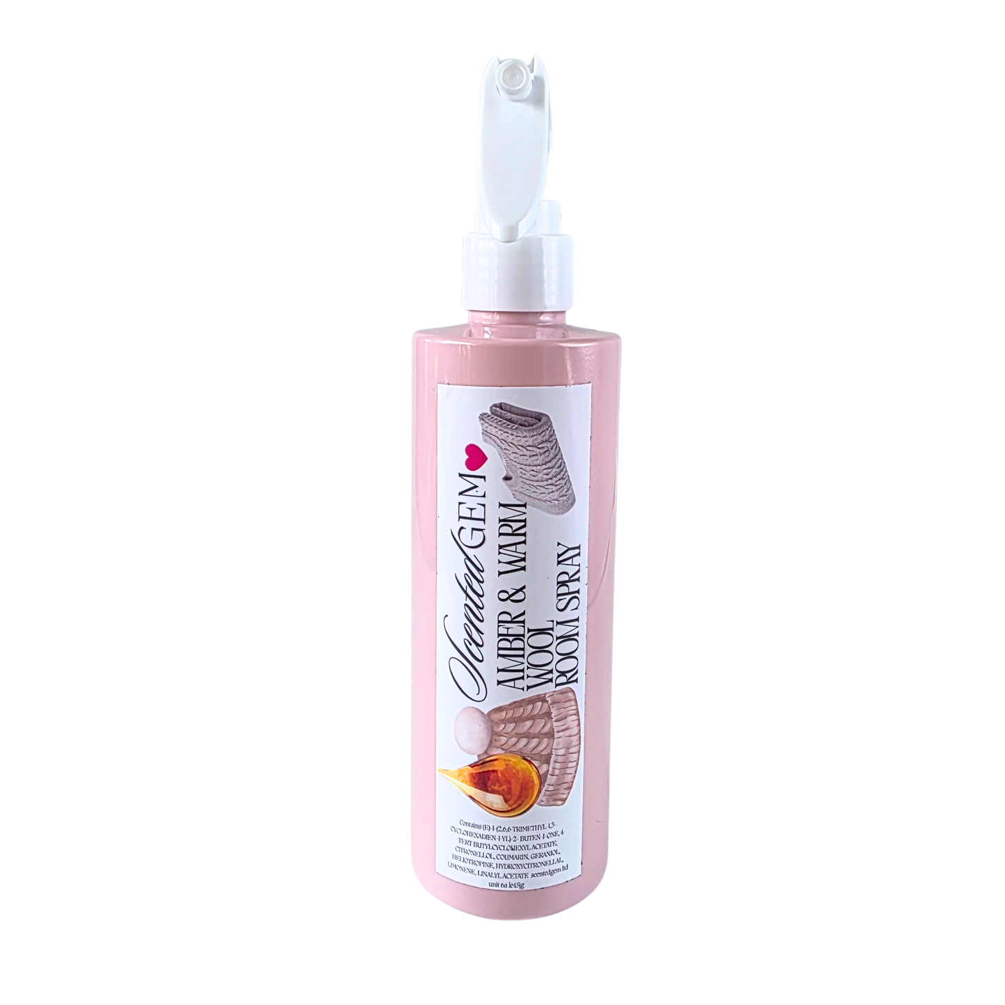 Amber and warm wool 250ml Room spray