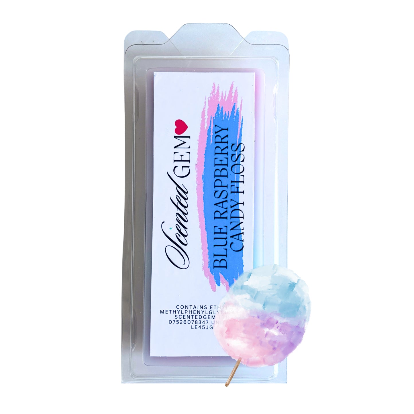 Blue Raspberry Candy Floss wax melt