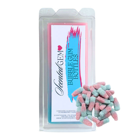 Bubble gum bottles wax melt