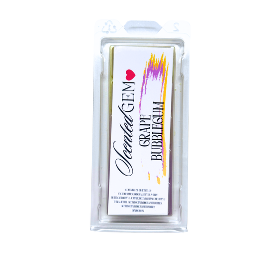 Grape bubblegum wax melt