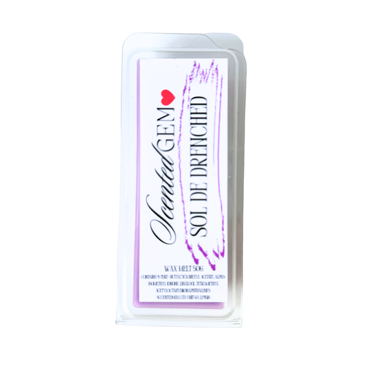 Drenched Sol D J wax melt