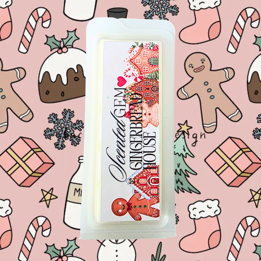 Gingerbread house wax melt