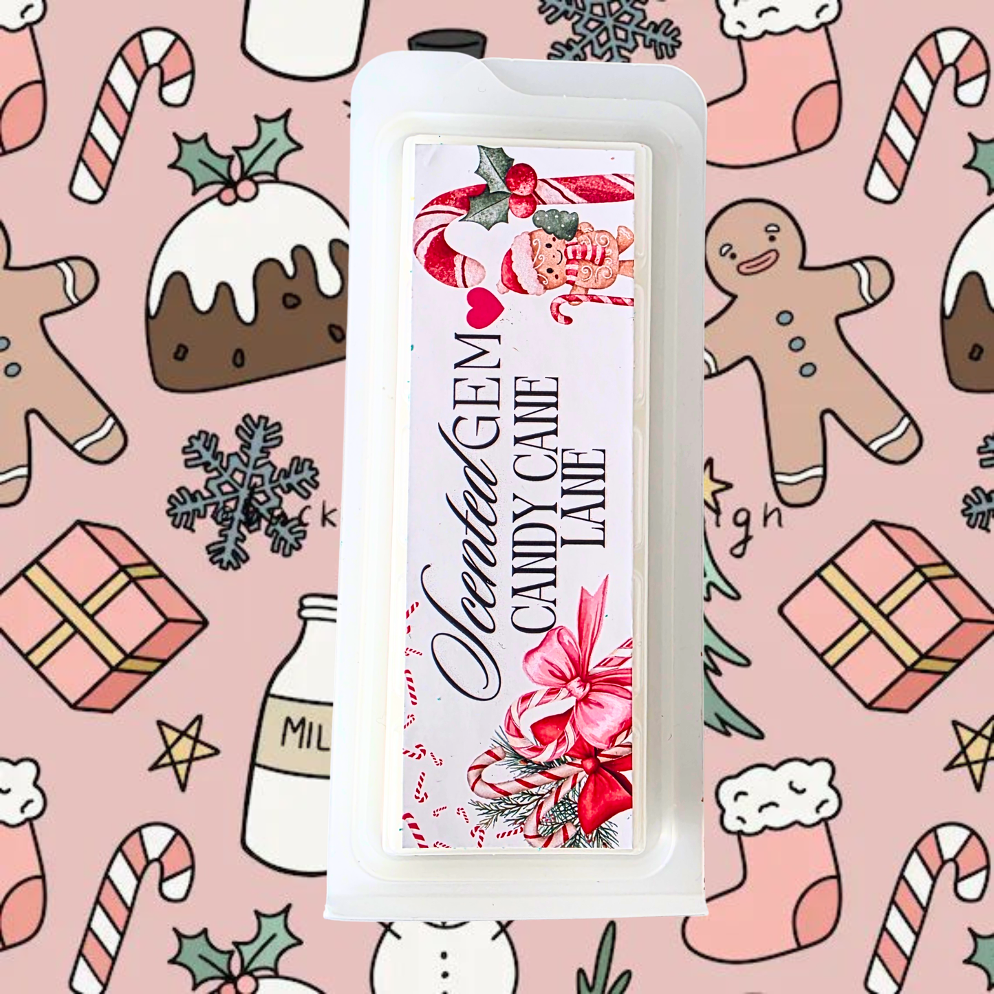 Candy cane lane wax melt