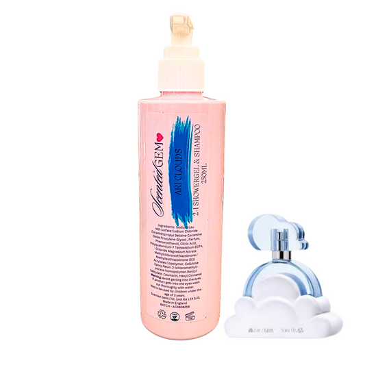 Ari clouds 2 in 1 body wash & shampoo